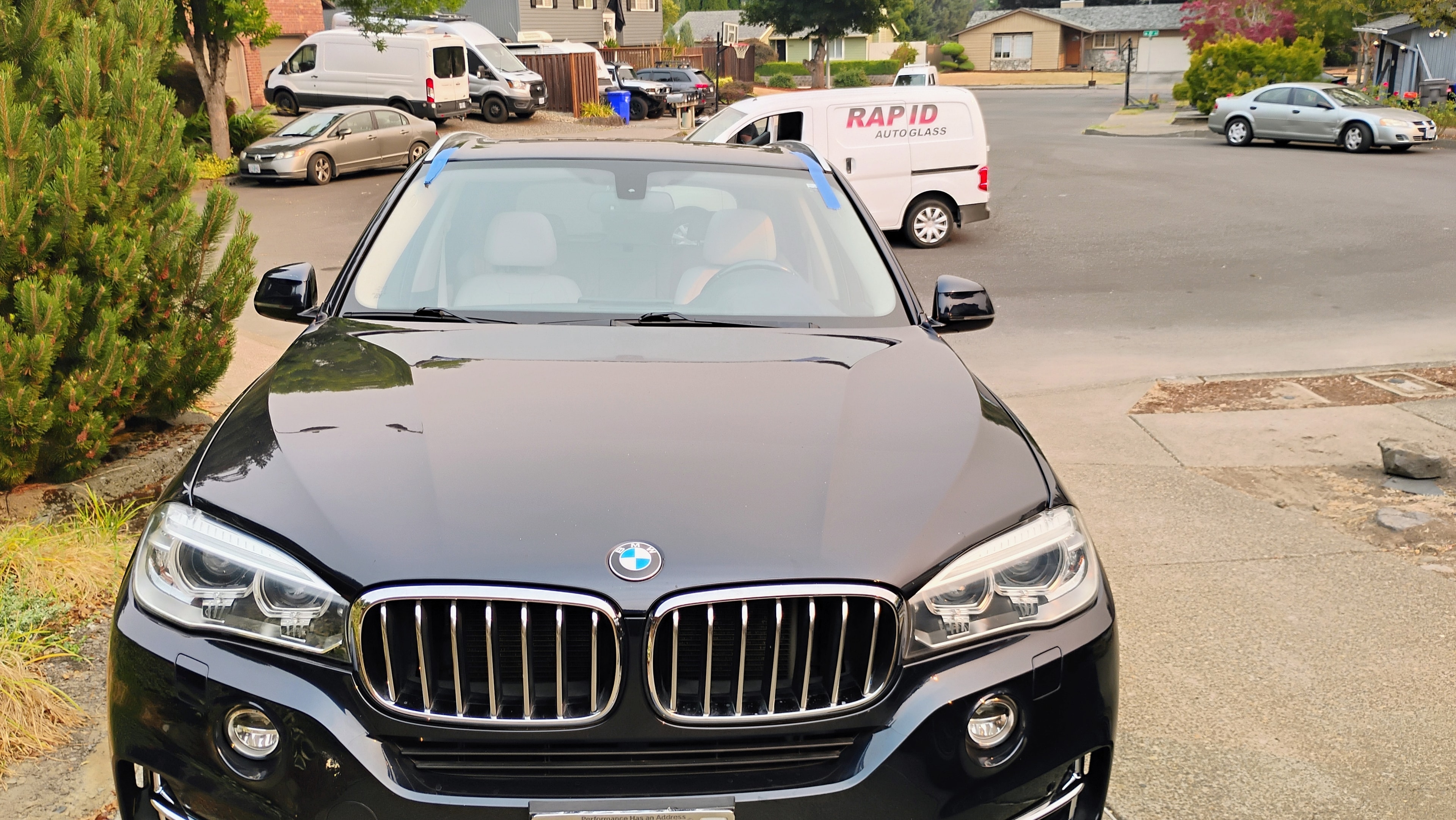 Rapid Auto Glass completed job